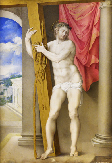 Resurrected Christ by Giulio Clovio, 1550