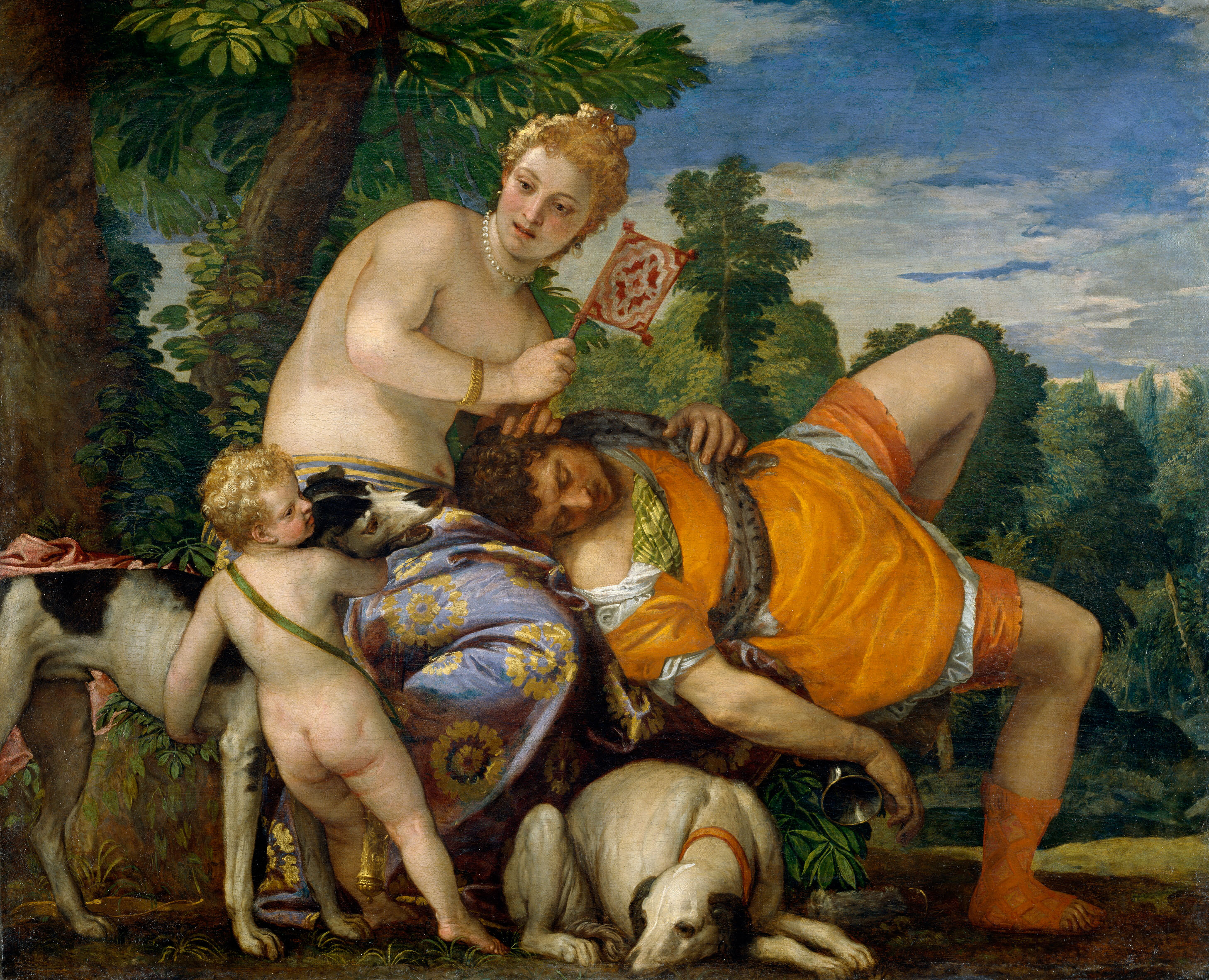 Venus and Adonis, Veronese